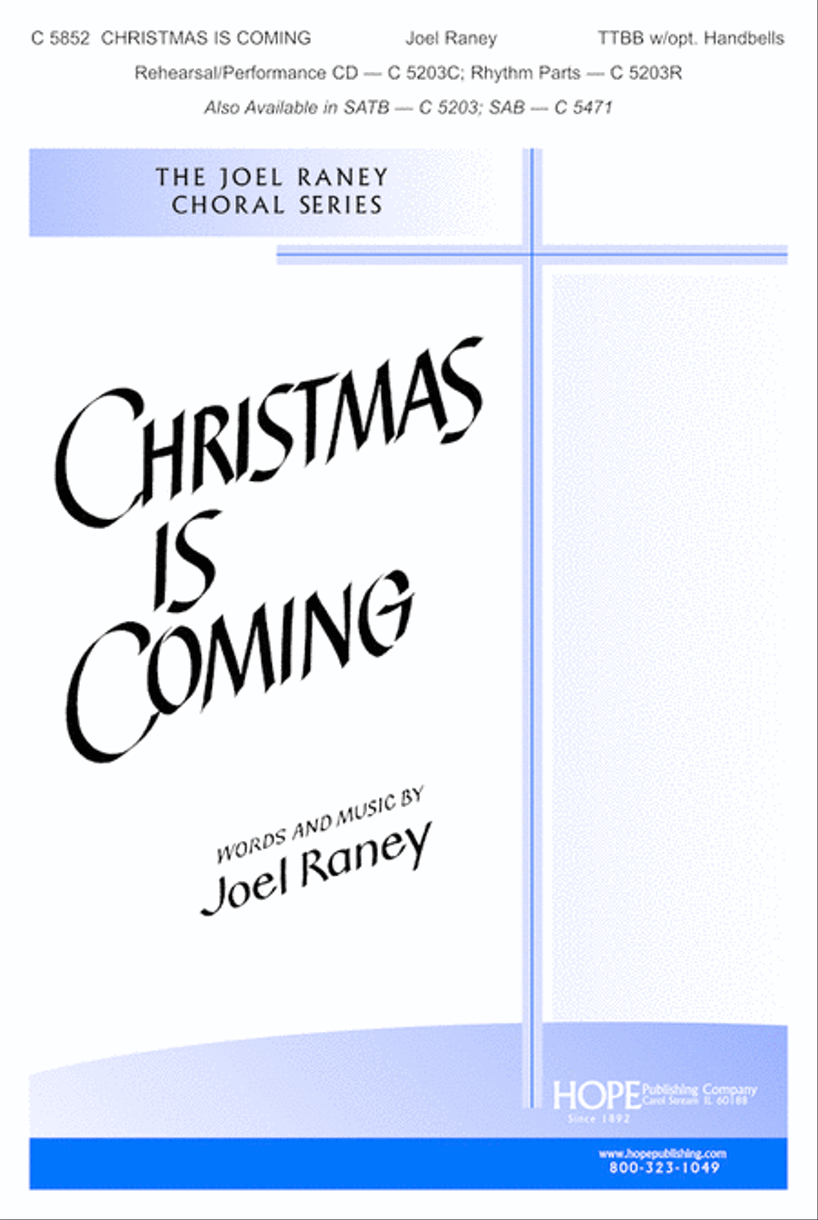 Christmas Is Coming Christmas Is Coming TTBB scores gallery preview page 1