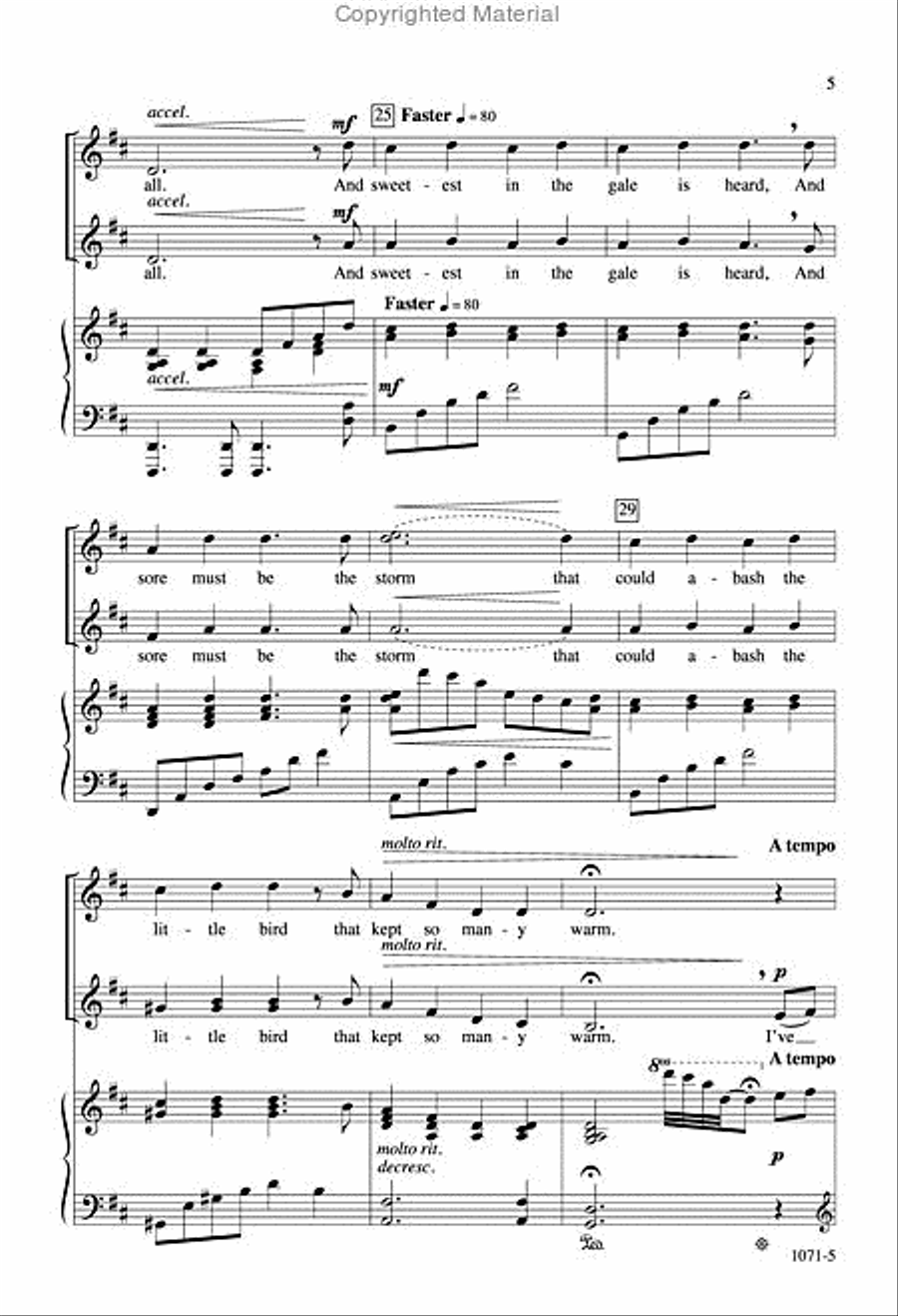 Hope Is the Thing with Feathers - SA Octavo SA scores gallery preview page 4
