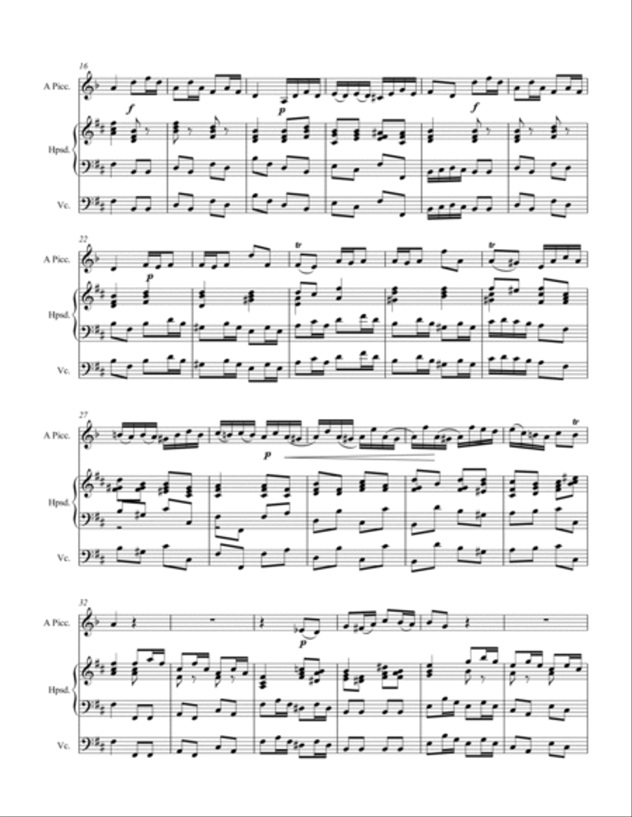 Badinerie in b minor Badinerie in b minor Cornet scores gallery preview page 3