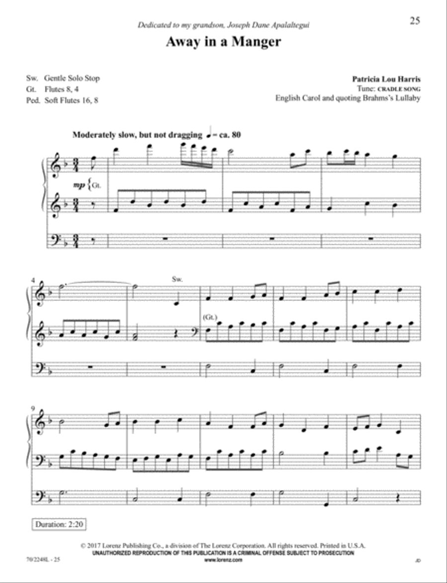 Yuletide Joy Organ Solo scores gallery preview page 8