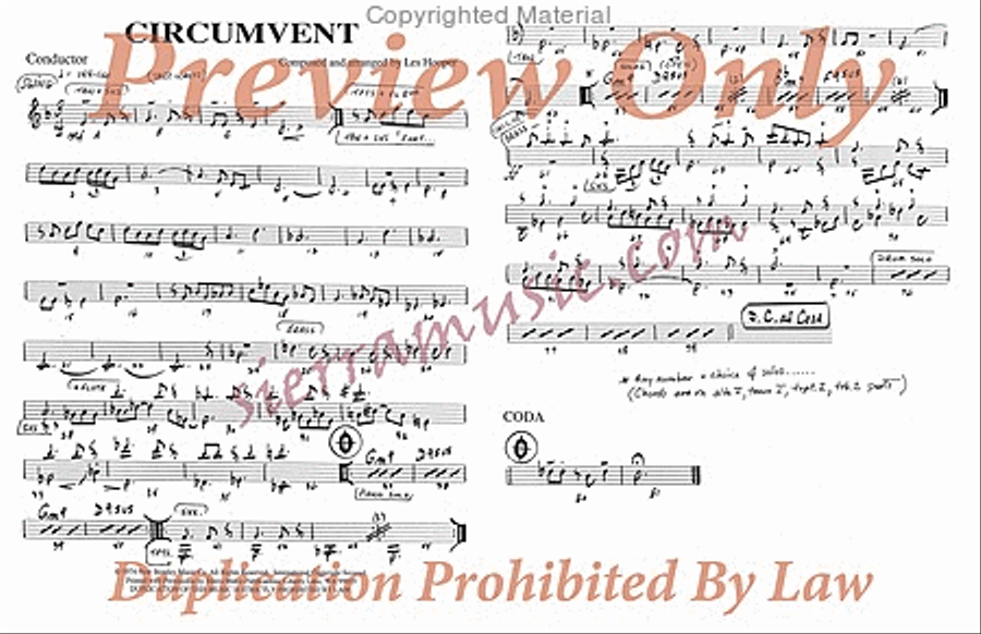 Circumvent Big Band scores gallery preview page 2