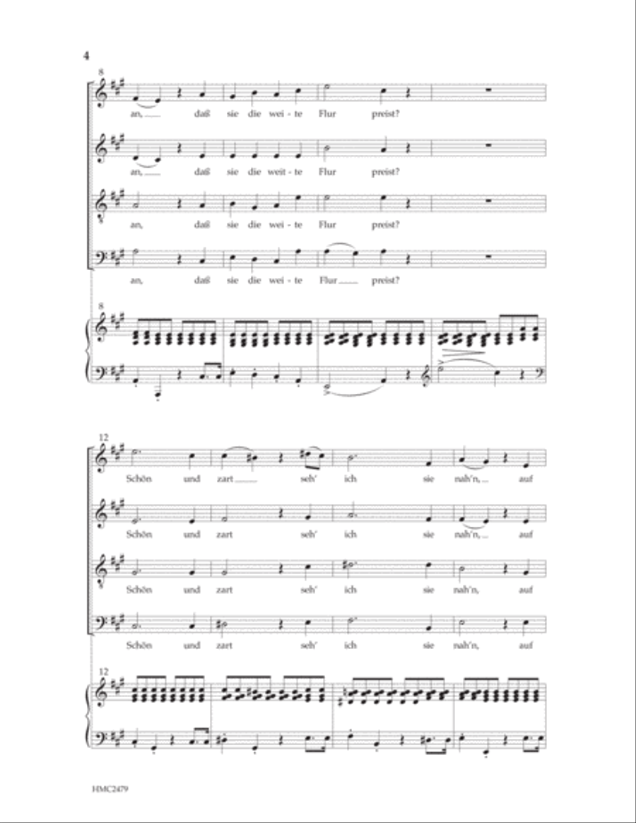 An Sylvia (op. 106, No. 4) (arr. Ragnar Bohlin)