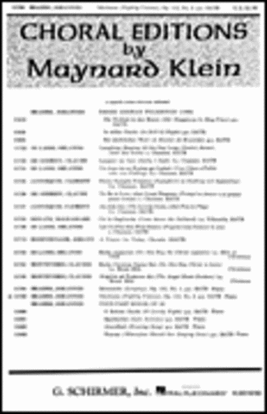 Nachtens SATB/Pno Gr/Eng Nightly Visions 4-Part scores gallery preview page 1