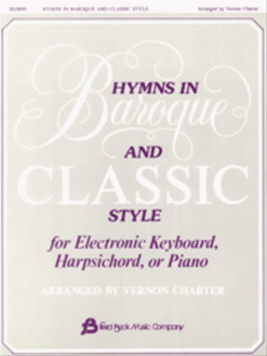 Hymns in Baroque and Classic Style - Piano Harpsichord scores gallery preview page 1