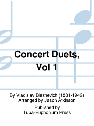Book cover for Concert Duets, Vol 1
