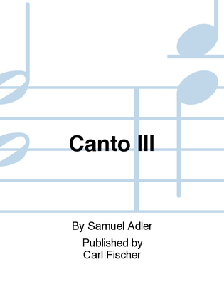 Canto III