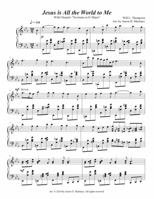 Jesus is All the World to Me (With Nocturne in Eb Major)
