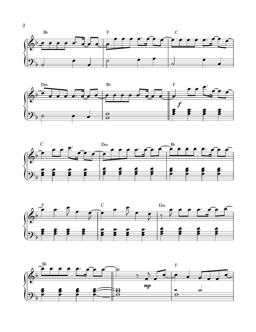 Demons Demons Easy Piano scores gallery preview page 2