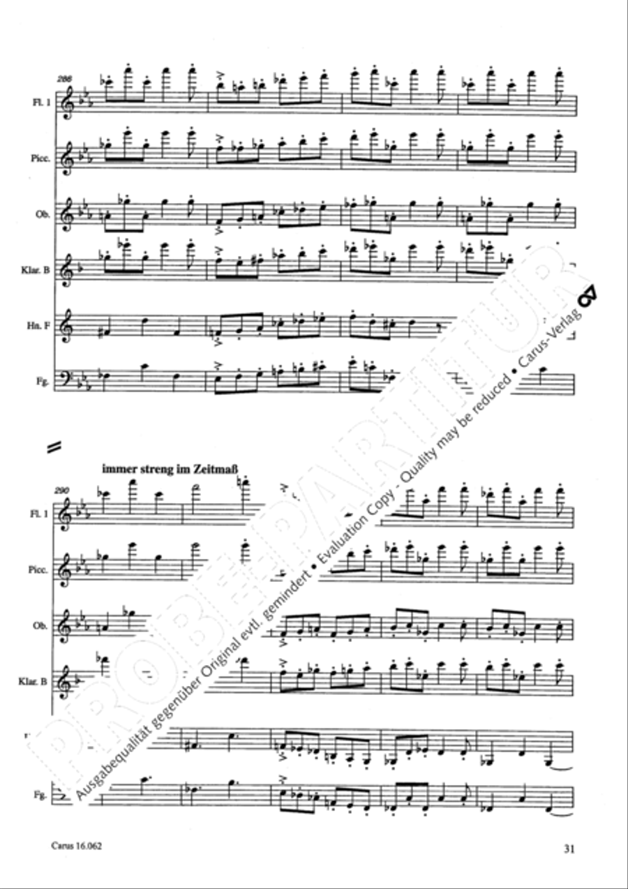 Musik fur sechs Blaser Musik fur sechs Blaser Bassoon scores gallery preview page 34