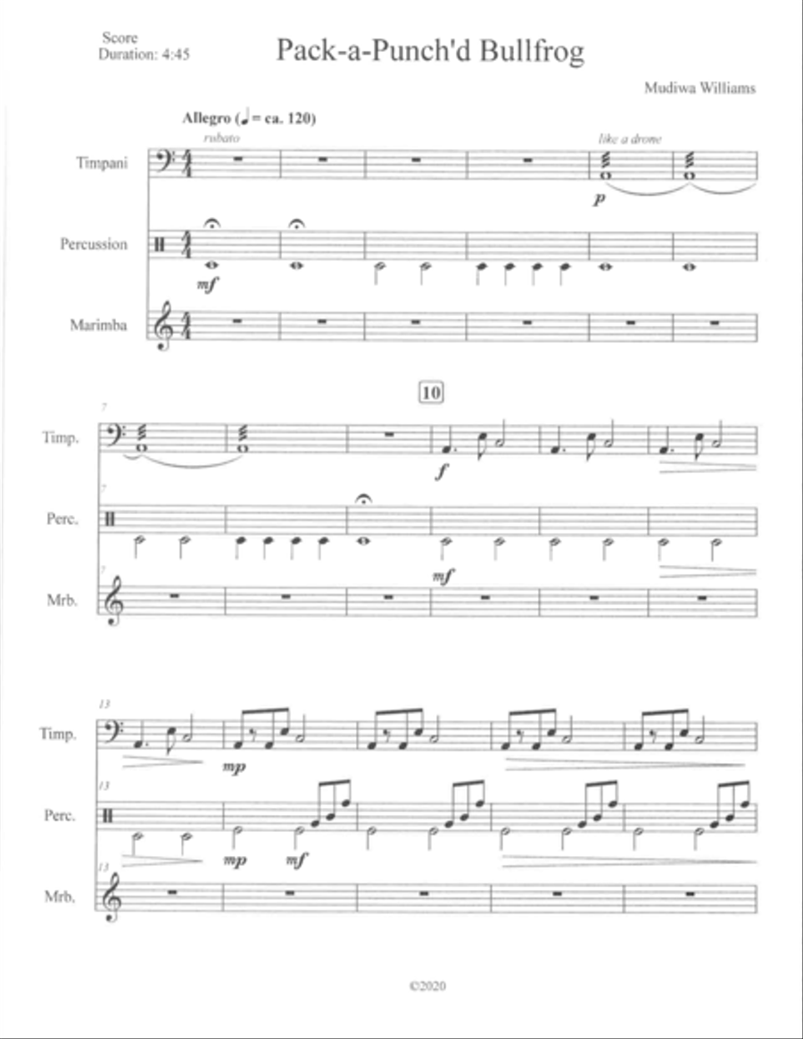 Pack-a-Punch'd Bullfrog Chamber Music scores gallery preview page 4