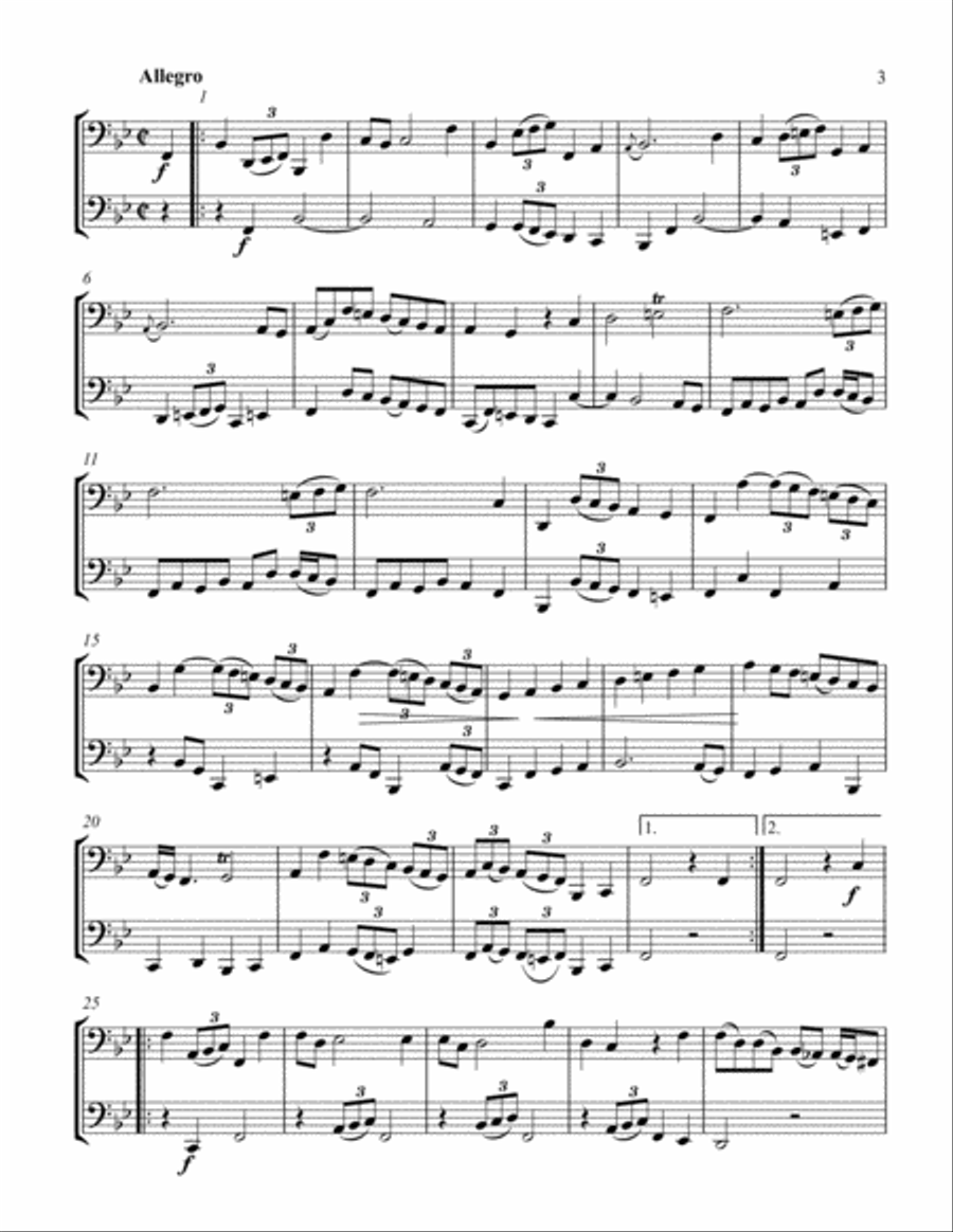 Melodic Duets for Two Tubas Melodic Duets for Two Tubas Brass Duet scores gallery preview page 4