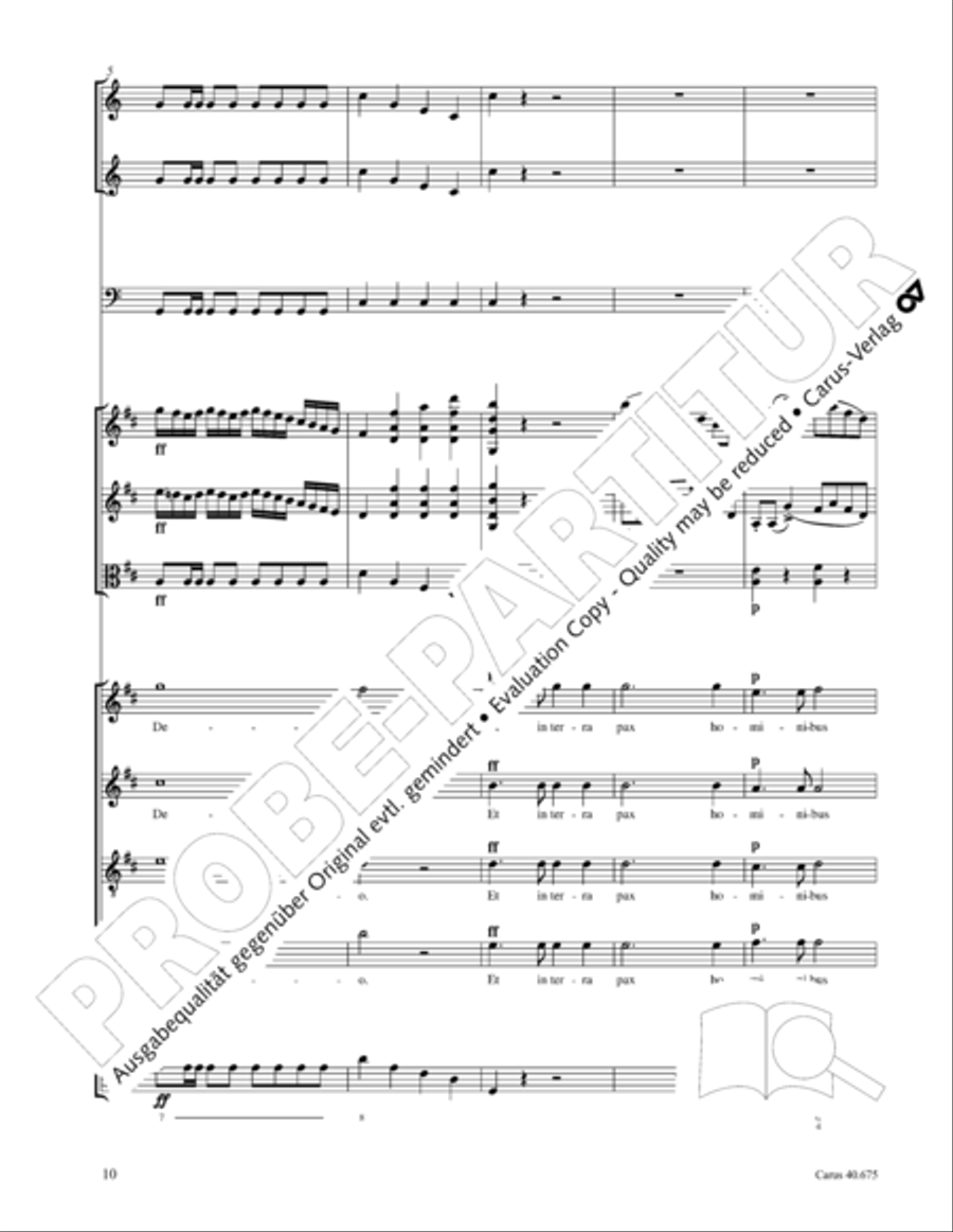 Mass in G Major STB scores gallery preview page 23