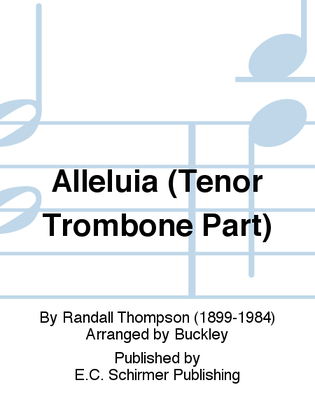 Alleluia (Tenor Trombone Replacement Part)