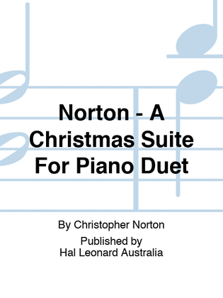 Book cover for Norton - A Christmas Suite For Piano Duet