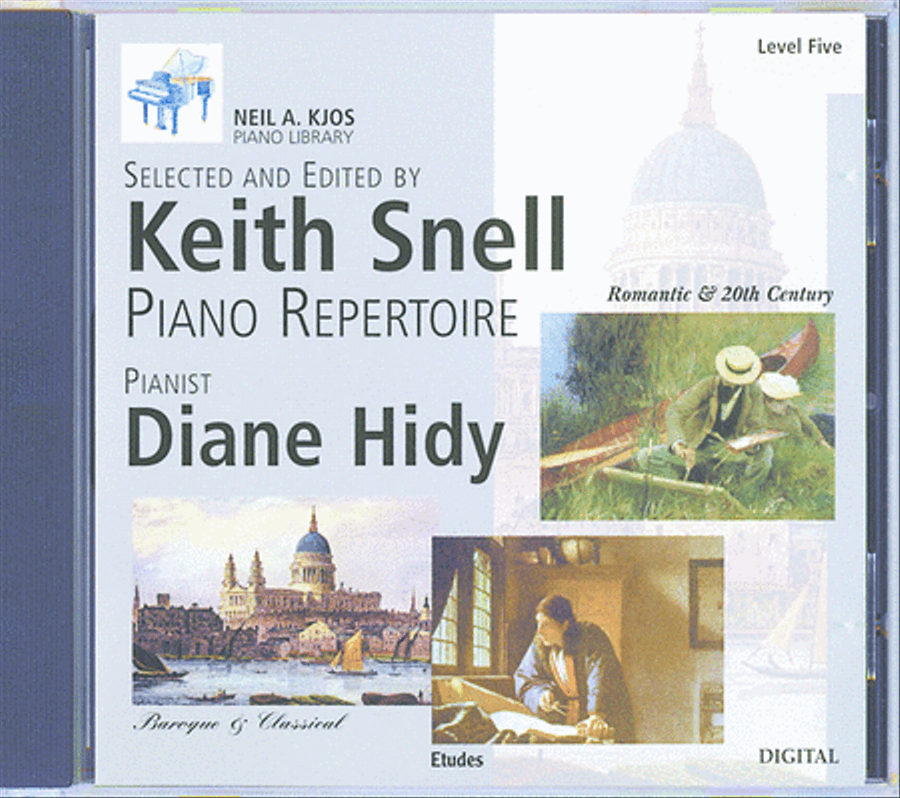 Neil A. Kjos Piano Library CD: Baroque/Classical, Romantic, Etudes, Prep & Level 5