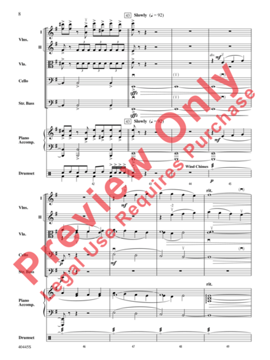 The Rolling Stones on Tour String Orchestra scores gallery preview page 9