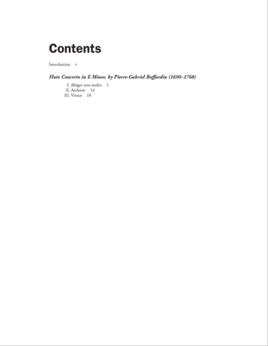 Flute Concerto in E Minor Orchestra scores gallery preview page 3