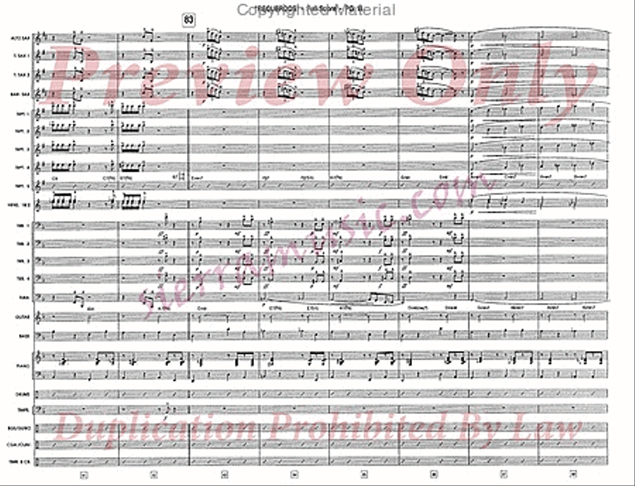 Recuerdos Recuerdos Jazz Ensemble scores gallery preview page 12