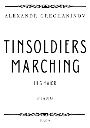 Book cover for Grechaninov - The Tinsoldiers Marching in G Major - Easy