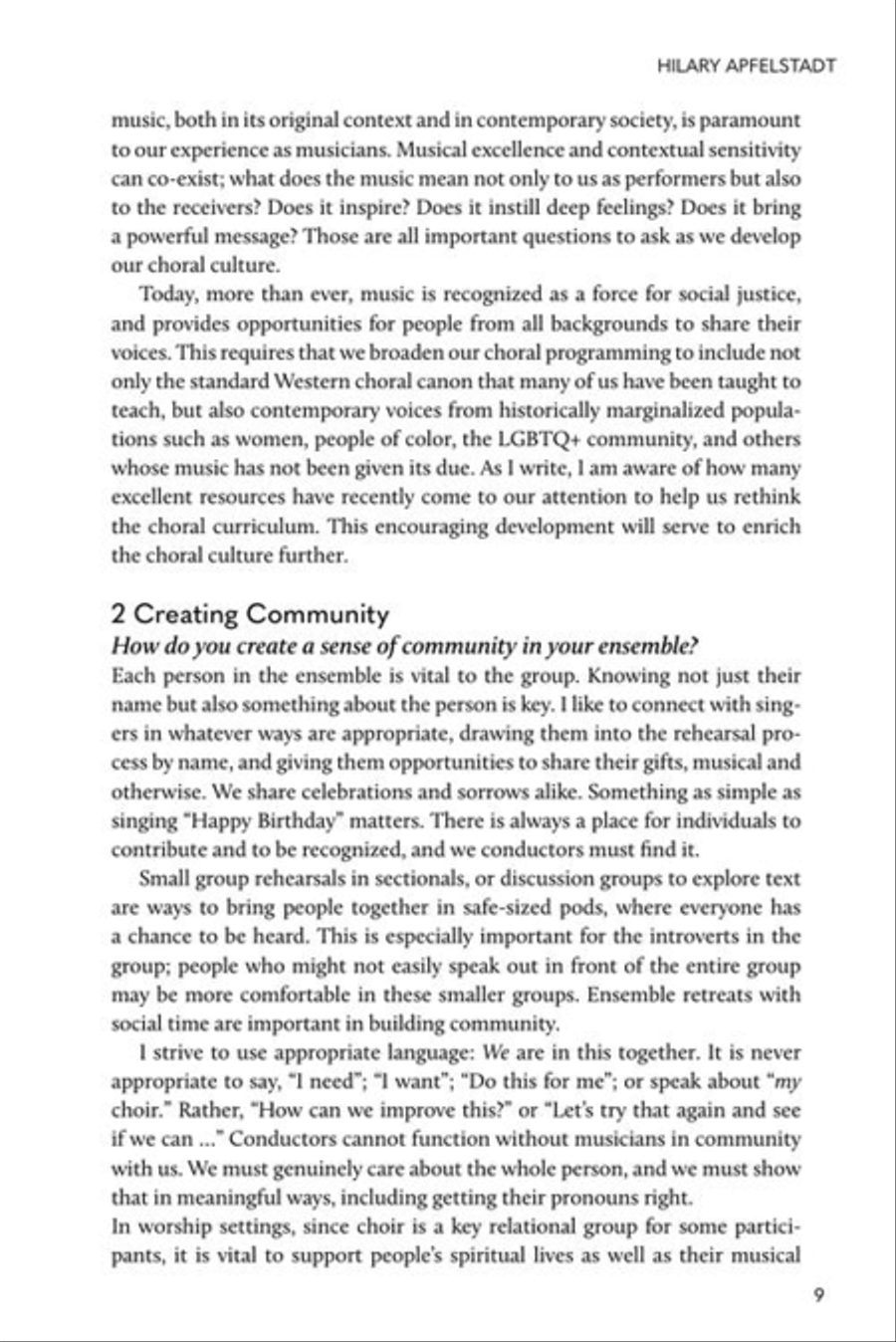 Choral Reflections: Insights from American Choral Conductor-Teachers Choir scores gallery preview page 8