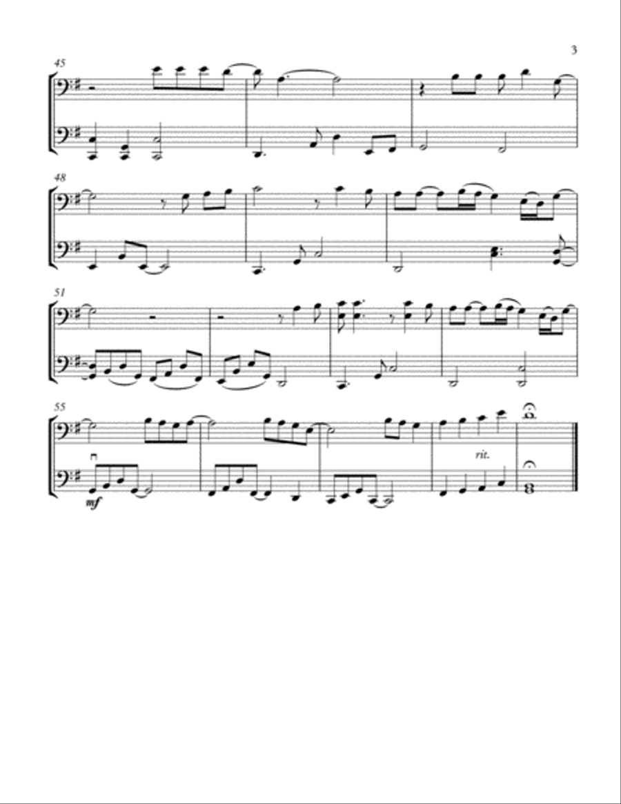 Wonderful Tonight Wonderful Tonight String Duet scores gallery preview page 4