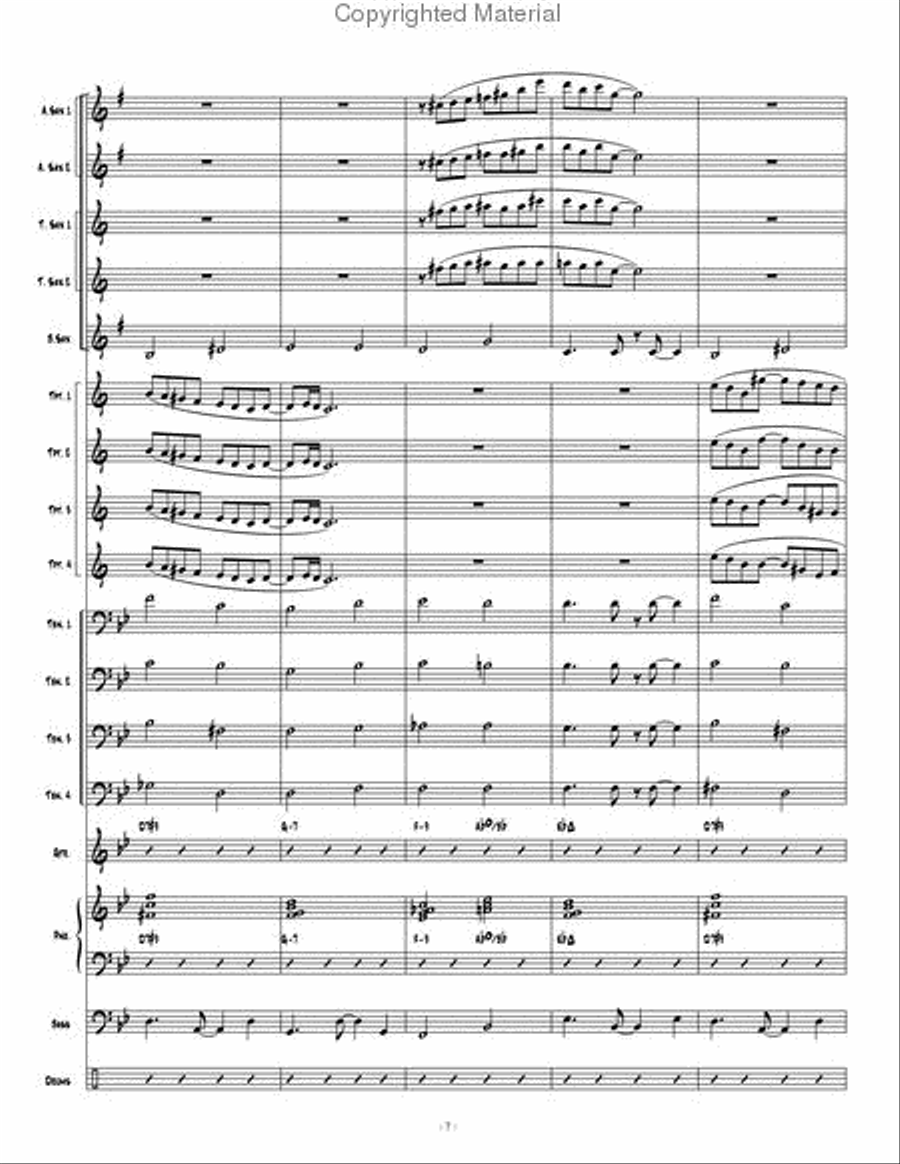 Skyline Bossa Jazz Ensemble scores gallery preview page 8
