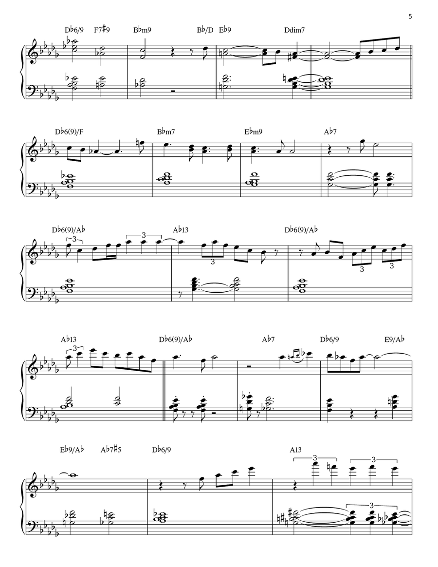 It Might As Well Be Spring Piano Solo scores gallery preview page 5