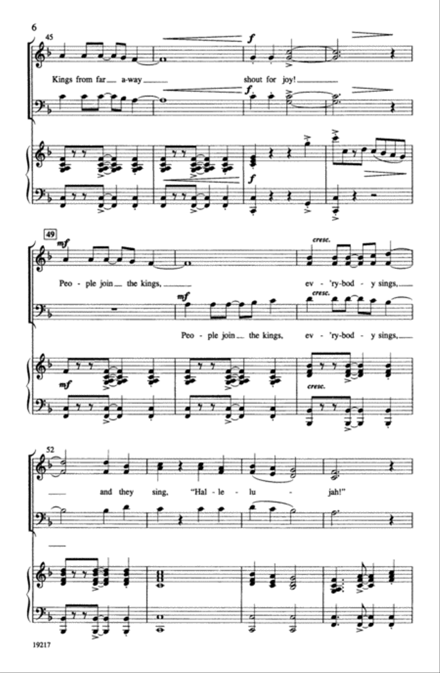 Issay, Issay! (Hear Ye, Hear Ye!) Choir scores gallery preview page 5