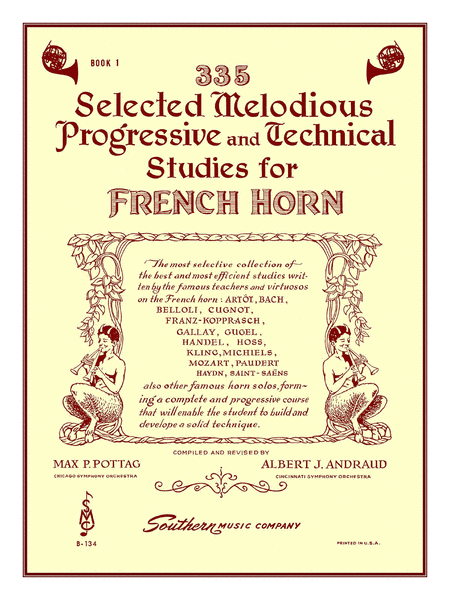 335 Selected Melodious, Progressive and Technical Studies - Book 1
