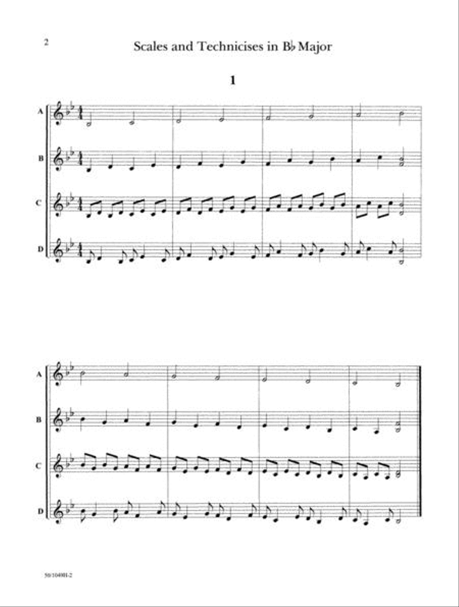 Technicises For Band Mallet Percussion Percussion scores gallery preview page 2