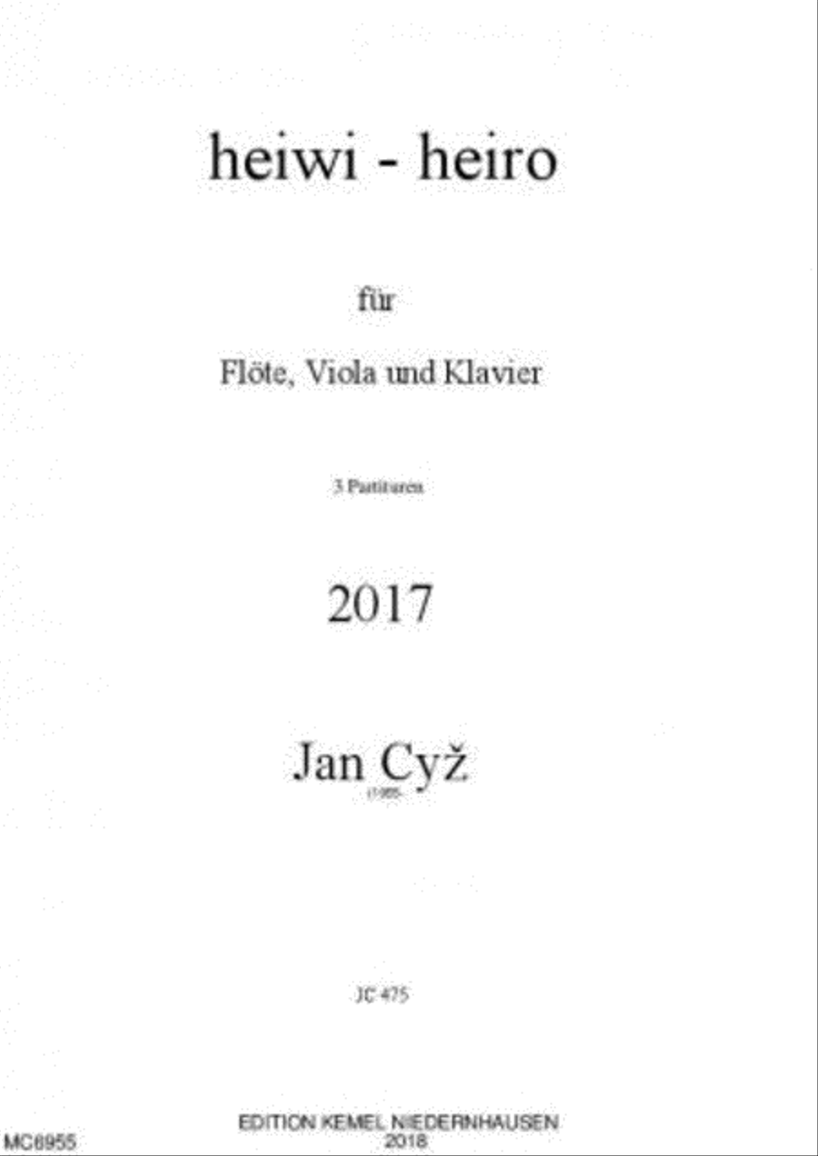 Heiwi-heiro Flute scores gallery preview page 1