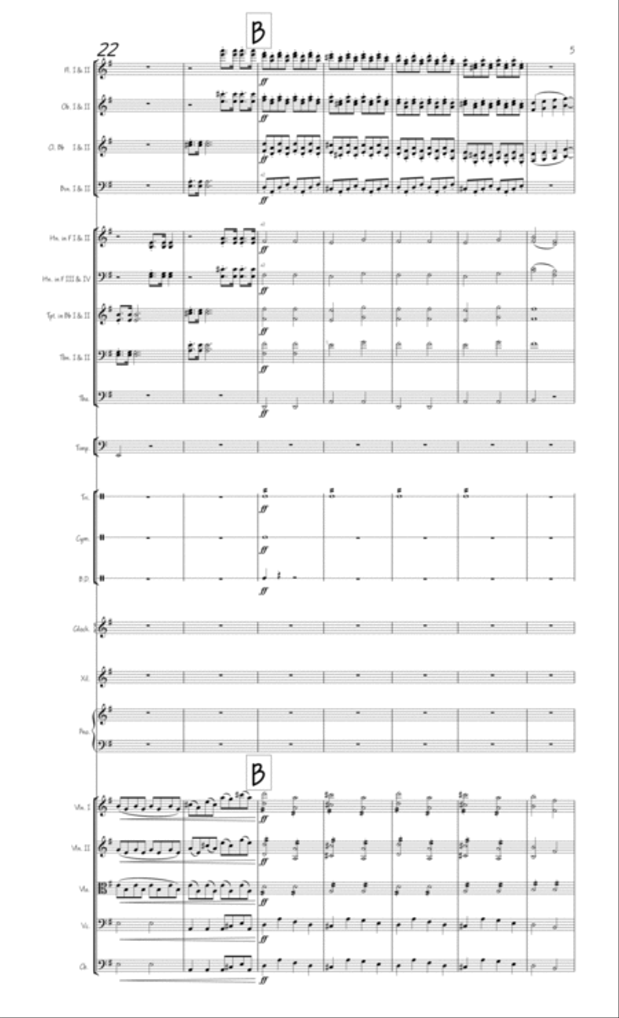Backgammon Backgammon Full Orchestra scores gallery preview page 5