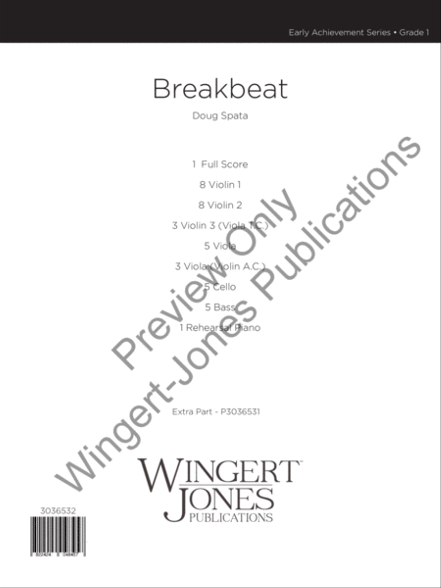 Breakbeat Breakbeat String Orchestra scores gallery preview page 2