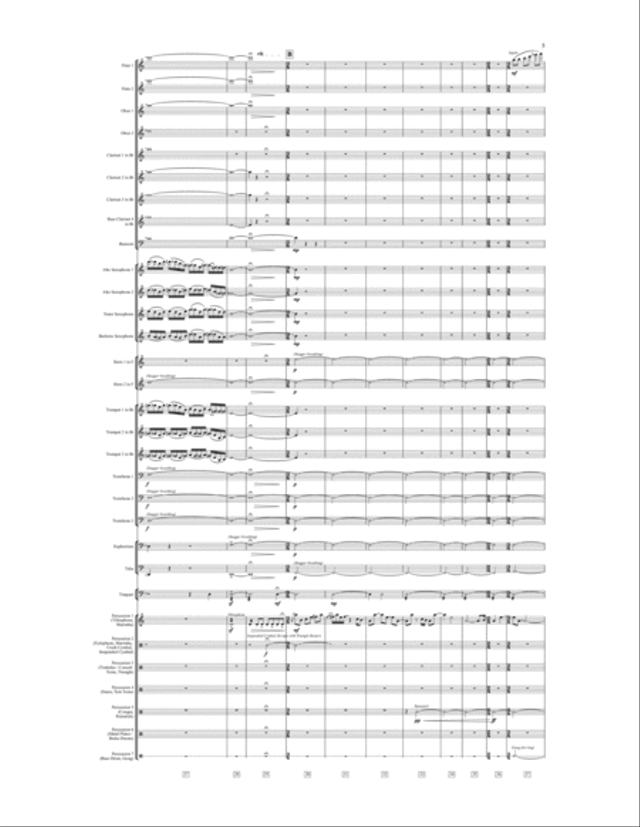 In The Name Of Pele (for Symphonic Band) Concert Band scores gallery preview page 5