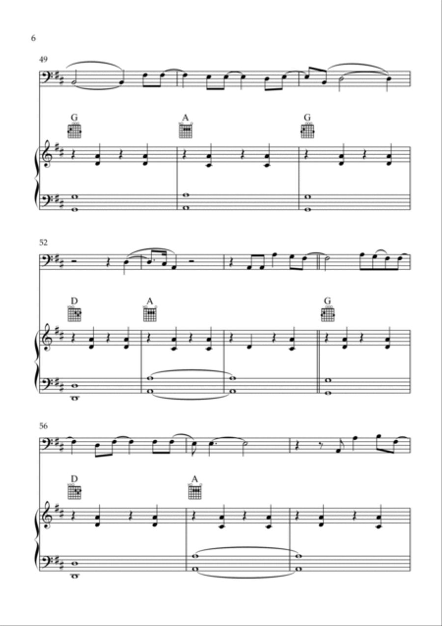 When I Get There Piano scores gallery preview page 6