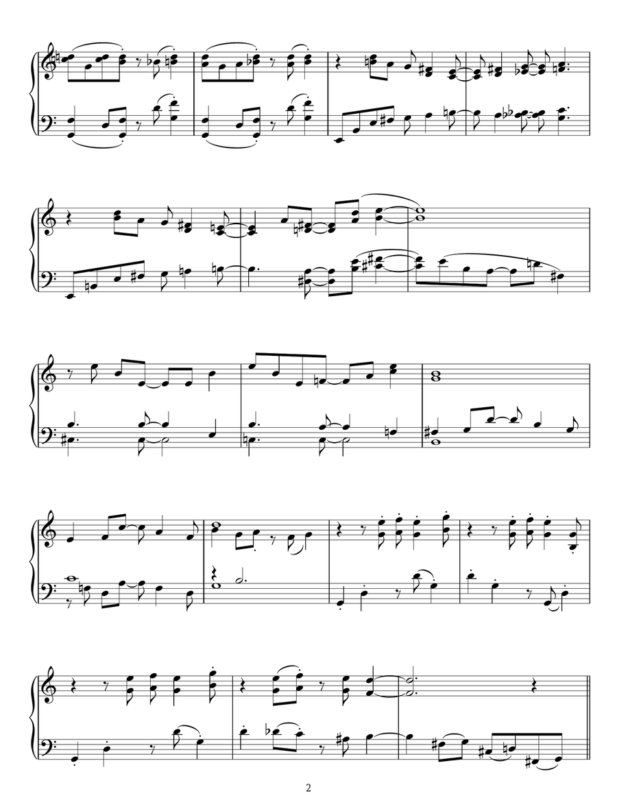 Do You Know The Way To San Jose Piano Solo scores gallery preview page 2