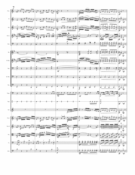 Piano Sonata K. 545, mov. I by W. A. Mozart. For advanced children symphony orchestra. Score & parts image number null