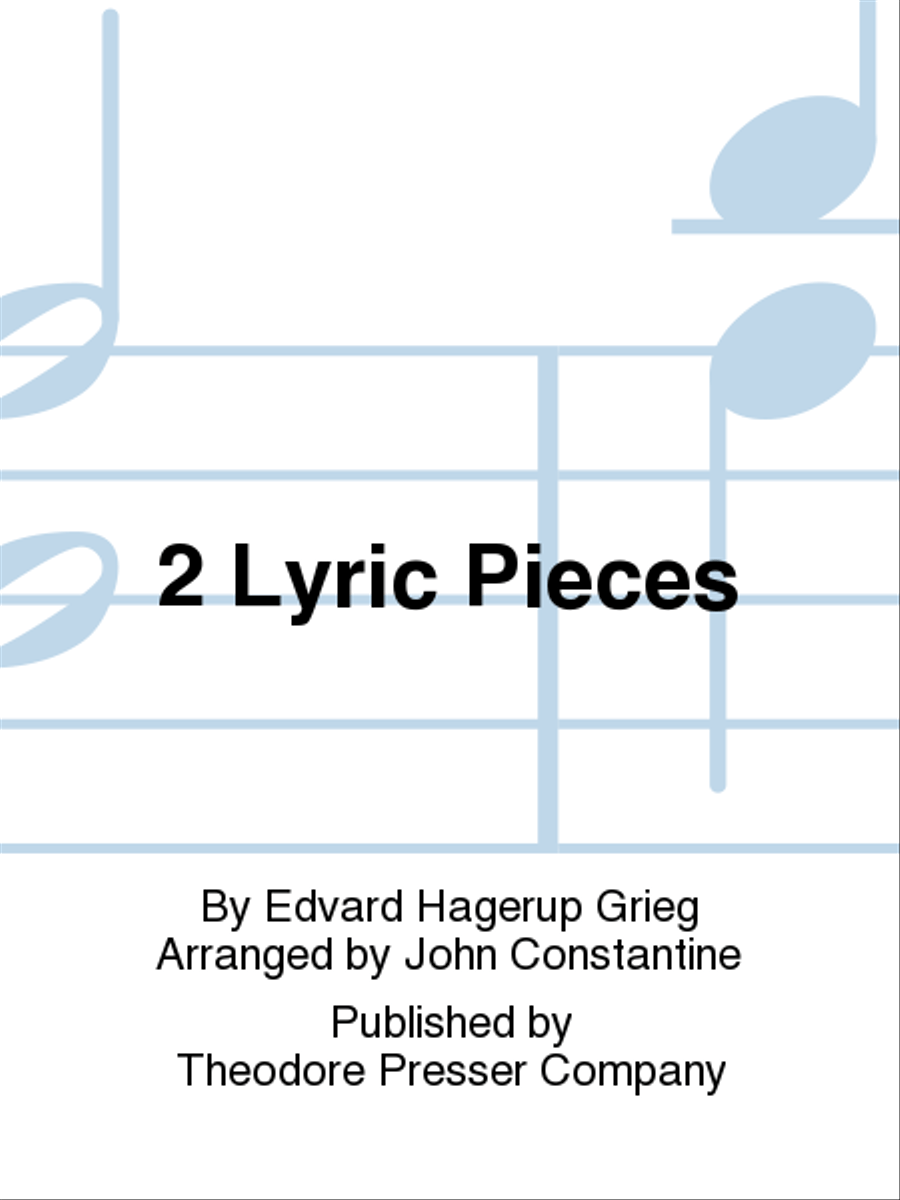 Two Lyric Pieces Two Lyric Pieces Concert Band scores gallery preview page 1