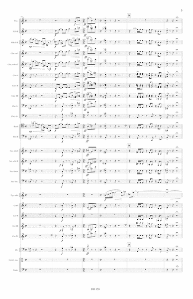 Concerto for trumpet op. 43A (Symphonic band, score)