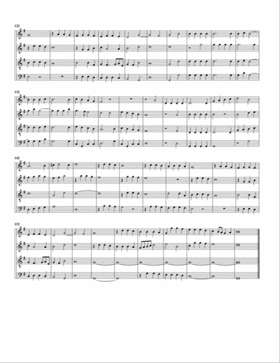 Ricercar del 6 tono (arrangement for 4 recorders) Recorder scores gallery preview page 4