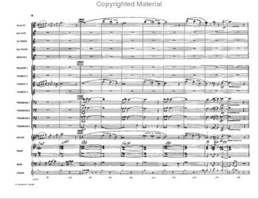 Your Sister's Samba Jazz Ensemble scores gallery preview page 15