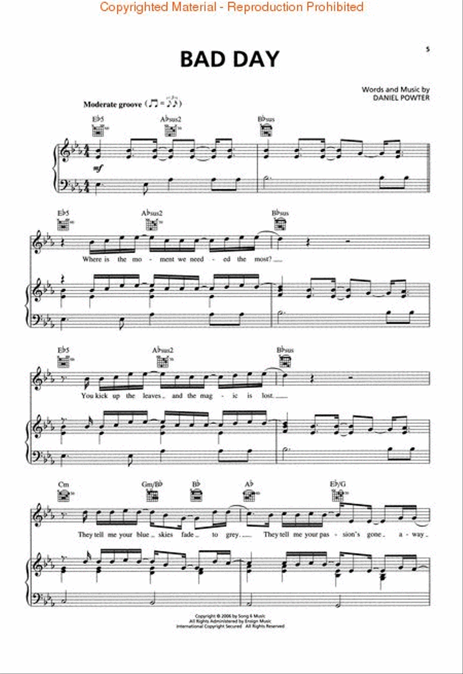 Alvin and the Chipmunks Piano, Vocal, Guitar scores gallery preview page 2