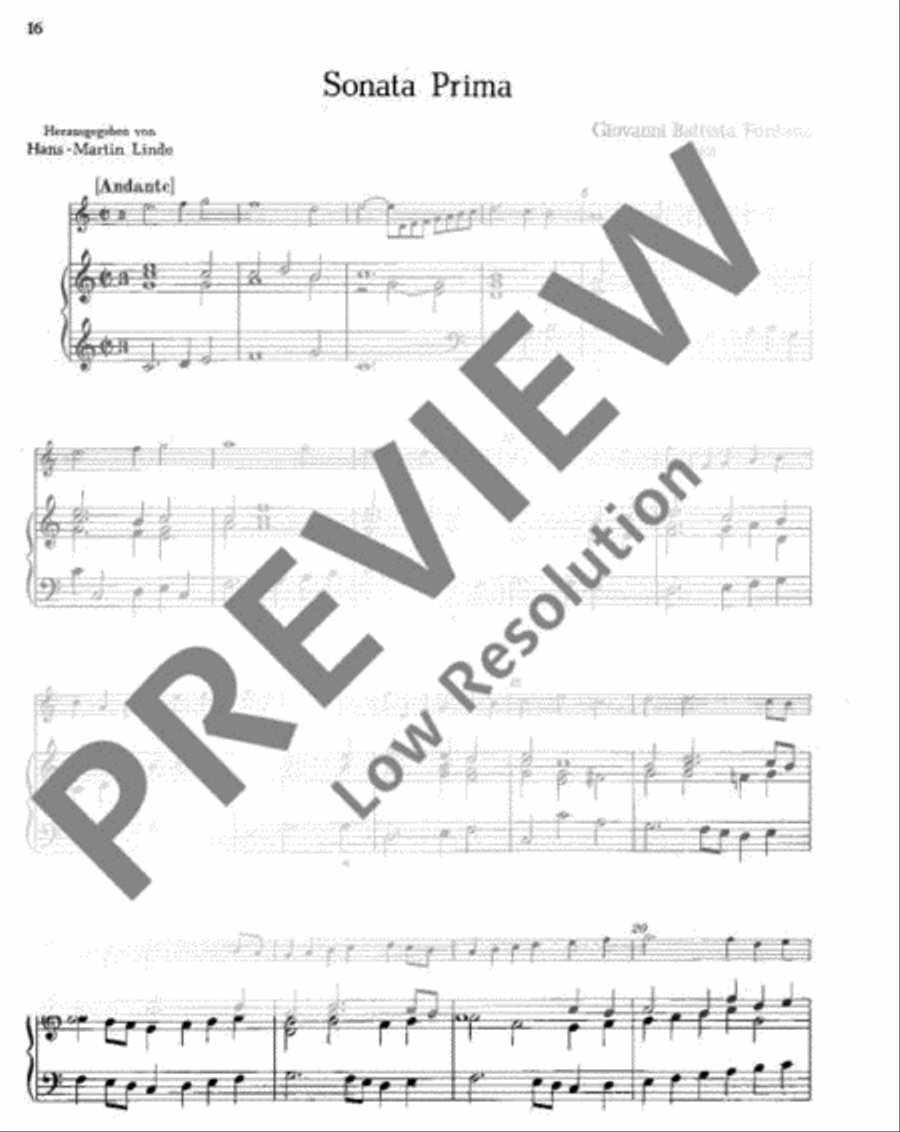Venetian Music about 1600 Tenor Recorder scores gallery preview page 17