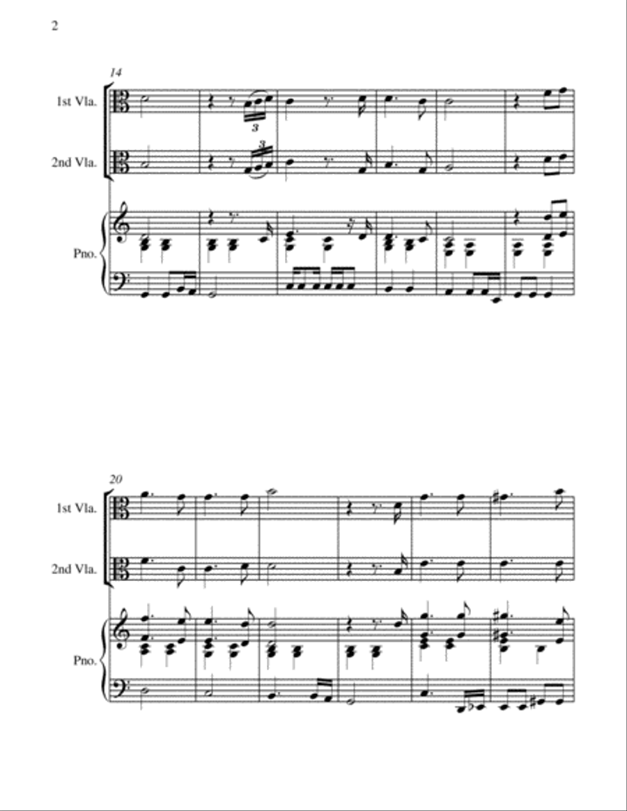 Christmas Time String Duet scores gallery preview page 6