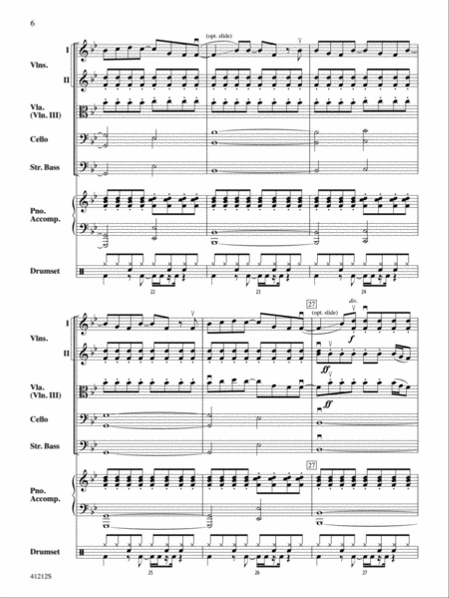 Roar: Score String Orchestra scores gallery preview page 6