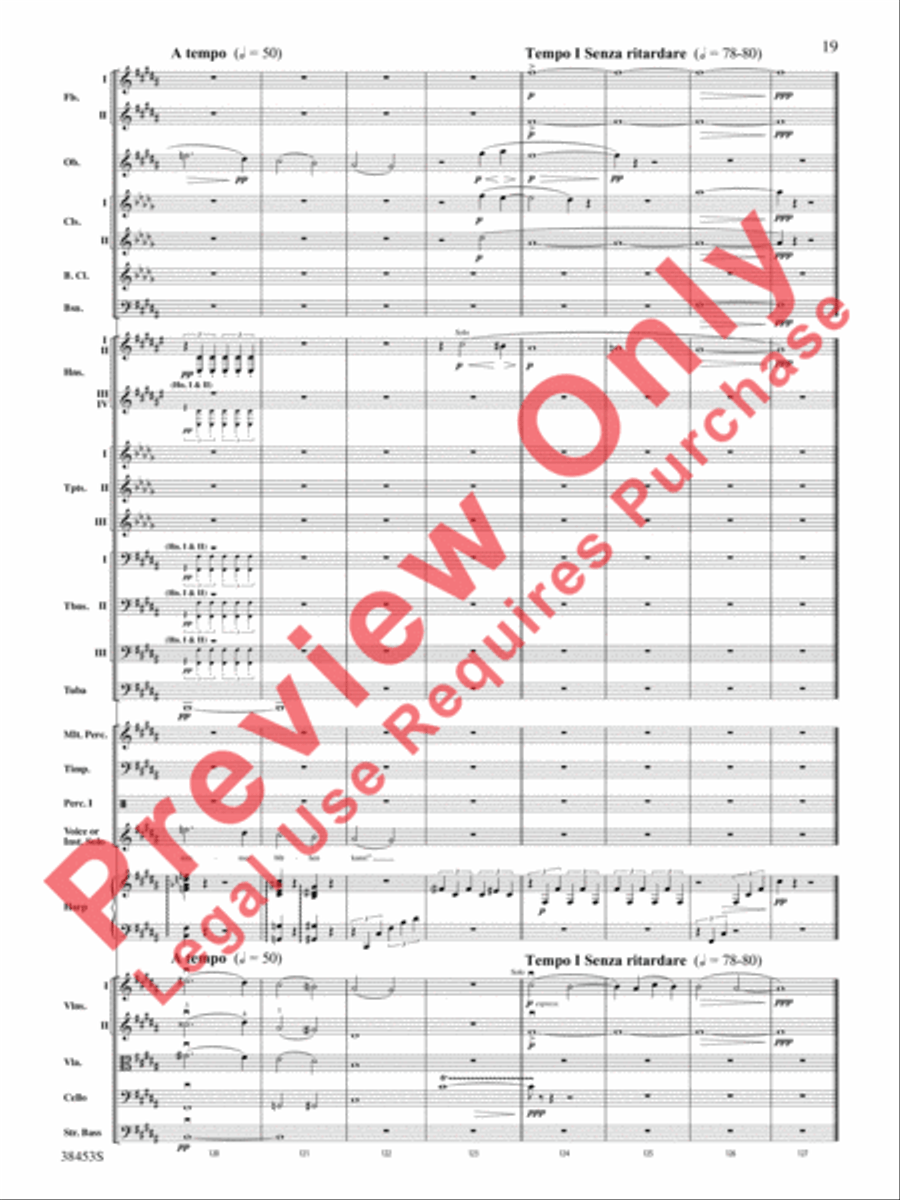 Ging heut Morgen übers Feld Full Orchestra scores gallery preview page 20