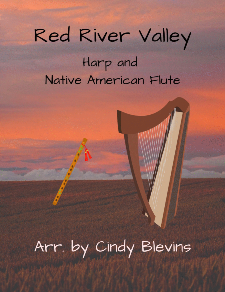 Red River Valley, for Harp and Native American Flute Flute scores gallery preview page 1