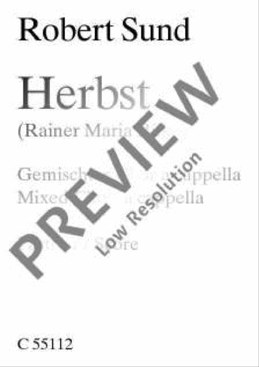 Herbst Herbst A Cappella scores gallery preview page 2