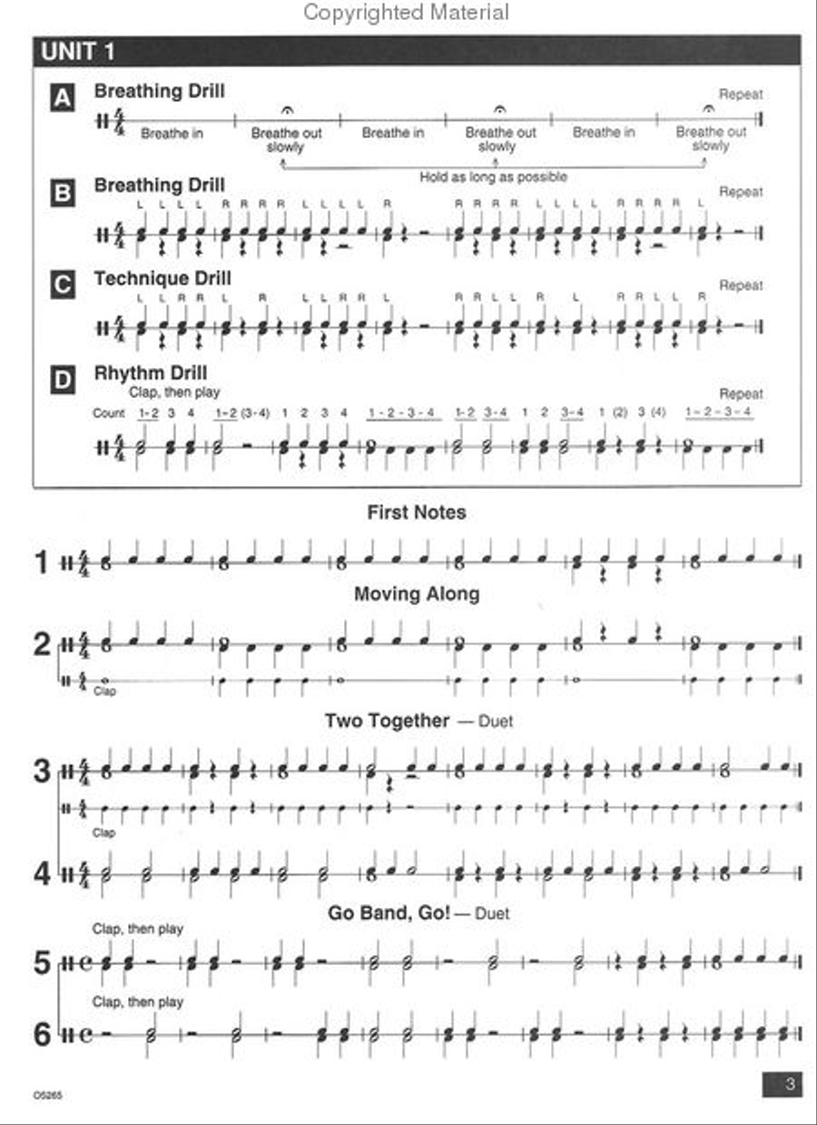 Skill Builders - Book 1 Skill Builders - Book 1 Concert Band Methods scores gallery preview page 2