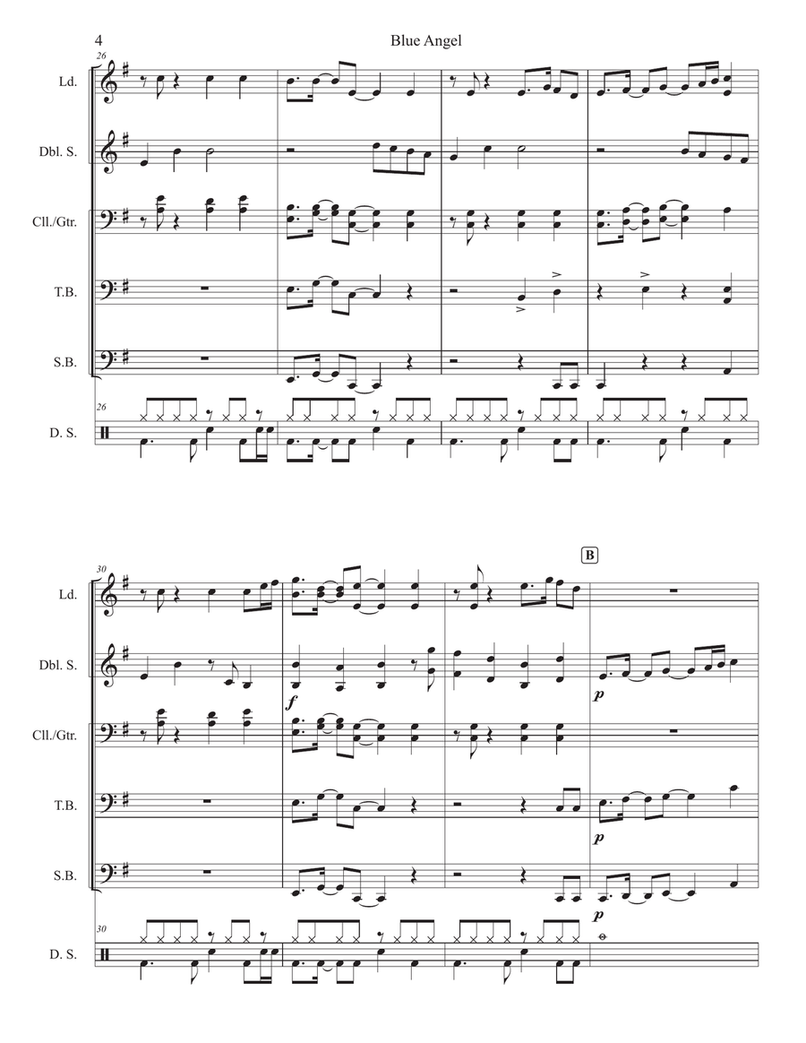 Blue Angel Steel Drum Band scores gallery preview page 5